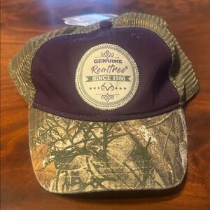 Realtree Purple and Green Camouflage Hat